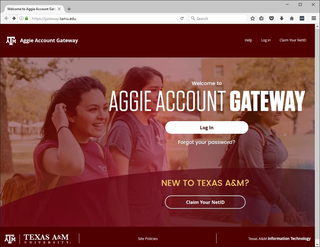 NetID Gateway (TAMU Aggie Account Gateway) | All A&M-Central Texas | Warrior  Web